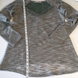 Anthropologie Tops - Anthropologie Entro Green Boho Tassel Sweater Top Anthropologie Tops - Anthropologie Entro Green Boho Tassel Sweater Top